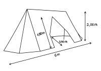 Tienda normanda 6 x 2.50