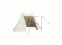 Tienda sajona 2 x 4 metros natural