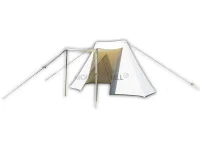 Tienda sajona 2 x 4 metros natural