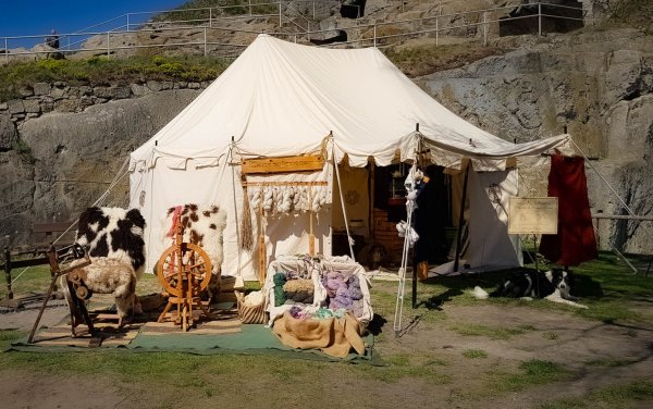 Tienda Landsknecht Anthenius 170 – dos mástiles natural