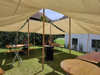 Lona de campamento con presillas, 3 x 5 metros