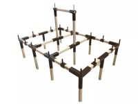 Armazón: tienda de caballeros 4 x 6