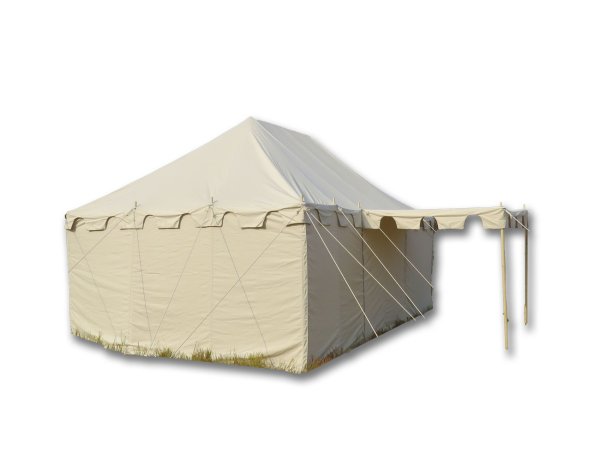 Tienda de caballeros 4 x 6 Herbort natural (polialgodón)