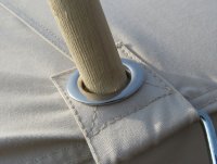 Tienda de caballeros 4 x 6 Herbort natural (polialgodón)