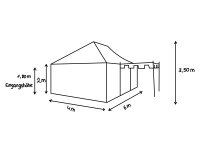 Tienda de caballeros 4 x 6 Herbort natural (polialgodón)