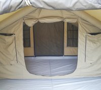 Tienda inflable blowee 3,60 x 3,60 metros, oliva