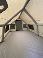 Tienda inflable blowee 3,60 x 4,80 metros, oliva