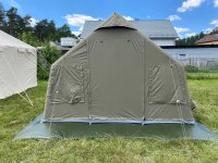 Tienda inflable blowee 3,60 x 4,80 metros, oliva
