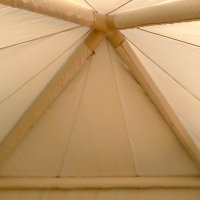blowee tienda de caballeros 4 x 4, natural con suelo (desmontable)