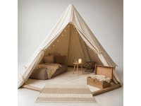 blowee tienda de un solo mástil Ø 3,50 metros (con suelo)