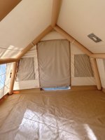 blowee tienda inflable 3,60 x 4,80 metros, natural