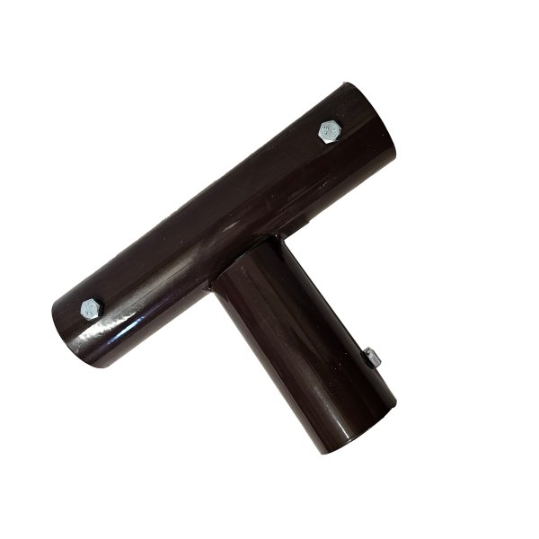 Pieza en T redonda/redonda/redonda (Ø 5,5 cm)