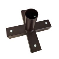 Conector en cruz 54 x 54 mm con paso Ø 55 mm