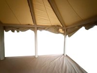 blowee tienda de caballeros 4 x 6, natural con suelo (desmontable)